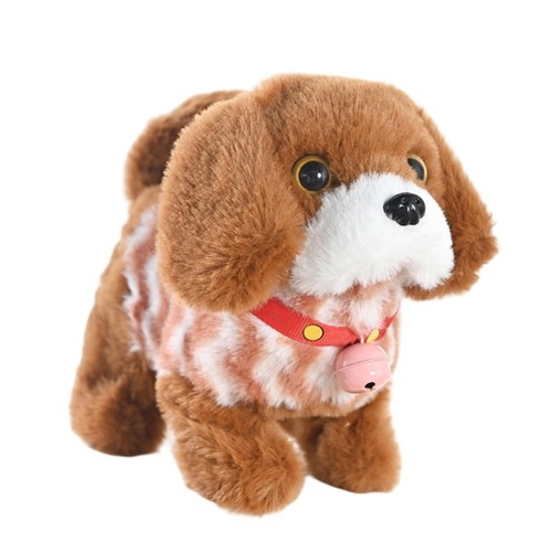Realistic plush toy - dog, that