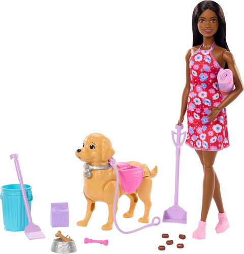 Barbie walk potty pup toy - walk, &